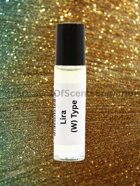 Lira (W) Type 1/3 Oz Glass Rollerball Long Lasting Fragrance Oil